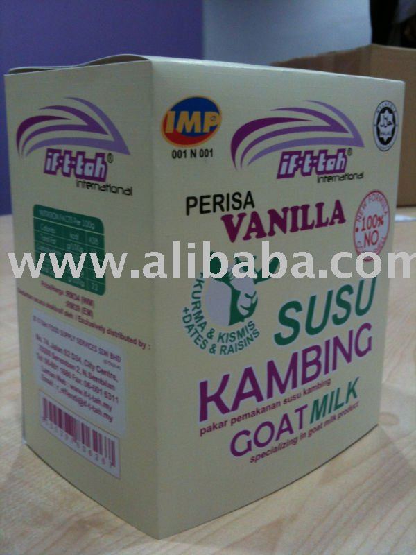 If-t-tah  goat  milk premixed with  extract  dates and raisins