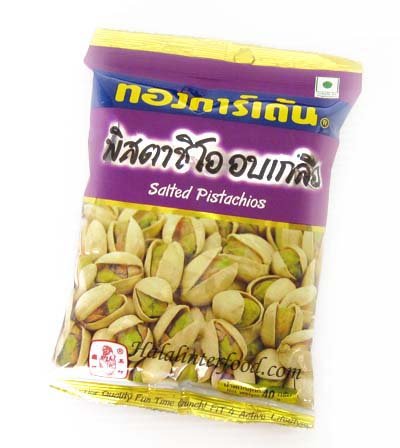 Halal Products Salted Pistachios, Thai Thailand Snack Hala