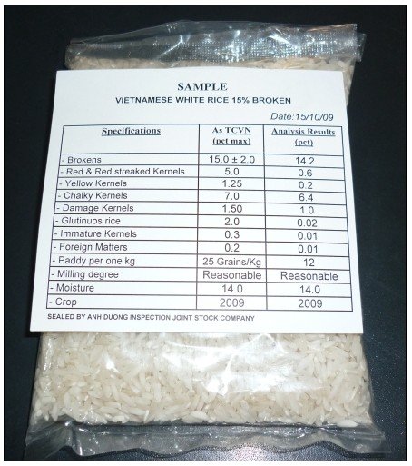 Vietnamese White  Long   Grain   Rice ,  5  %  broken 
