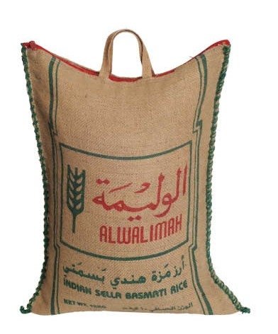 Al-Walimah brand 10kg Jute Bag Rice,Saudi Arabia price supplier - 21food