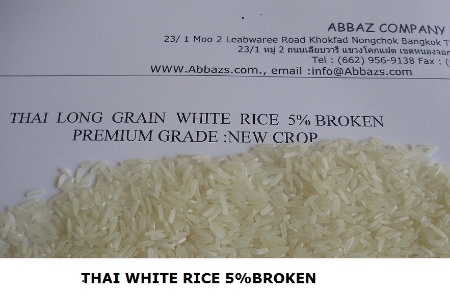 white rice 5%broken