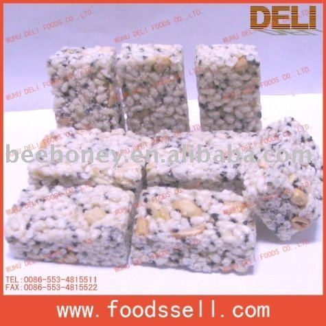 Peanut Brown Rice Brittle Candy