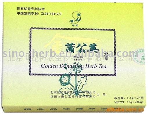Golden Dandelion Herb Tea for a sound sleep