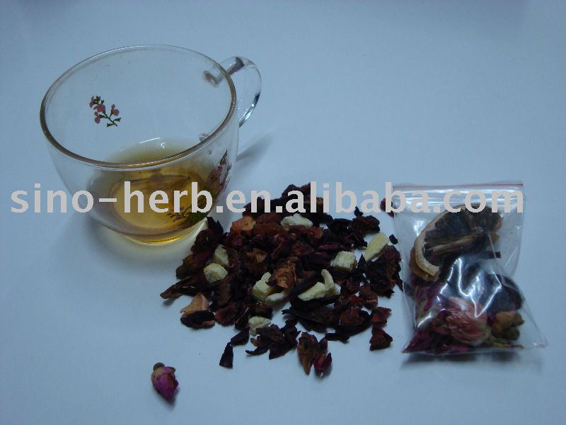 flower and fruit flavor tea for whitening and softening skin