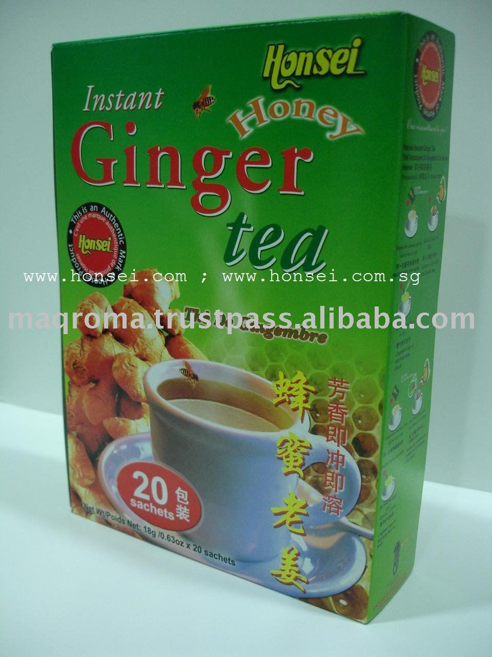 Honsei Instant Honey Ginger Tea,Singapore Honsei price supplier - 21food