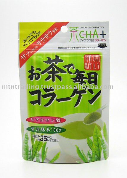 Macha (Powdered green tea) with Collagen