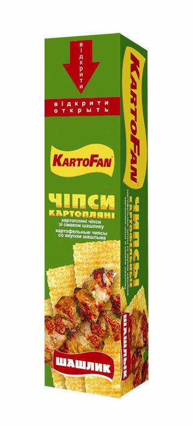 KartoFan (Flat potato chips) barbeque