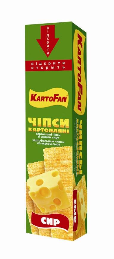 KartoFan (Flat potato chips) cheese