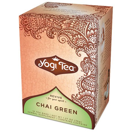  Green   Chai   Tea  16  tea  bags from Yogi  Tea 