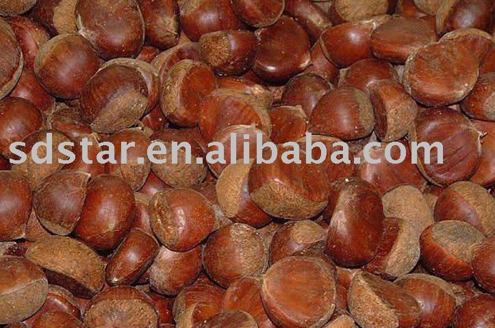 Raw chestnut