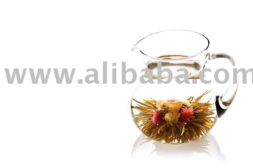 I love you blooming tea