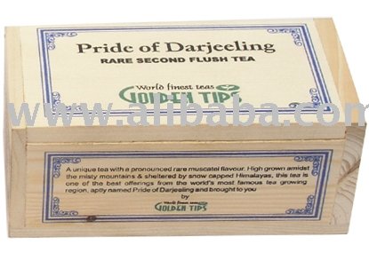 Pride Of Darjeeling Tea -Rare Second Flush Tea-Pinewood Box