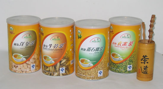 Higlow Herbal Tea in Canister