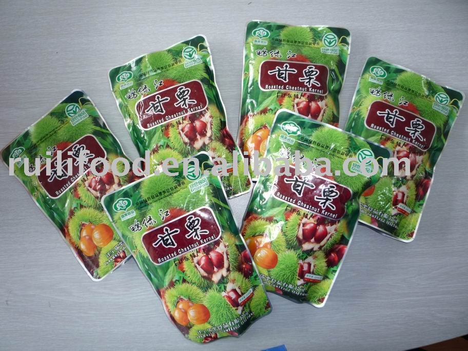 chinese chestnut in soft package , peeled chestnut