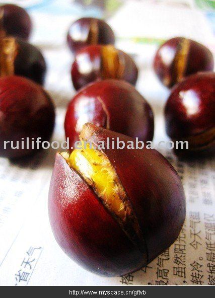 peeled chestnut