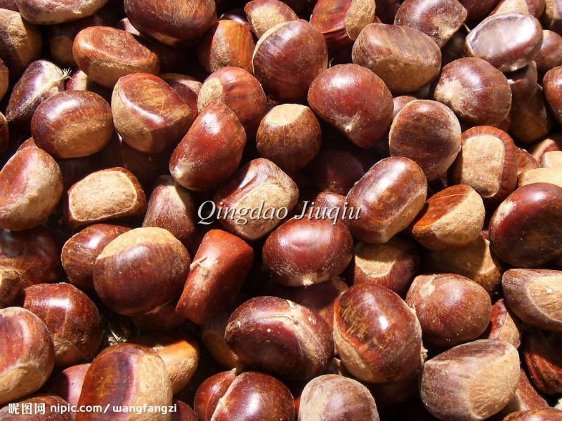 roasted and peeled chestnuts