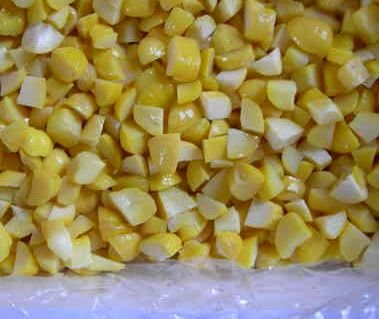 diced chestnut