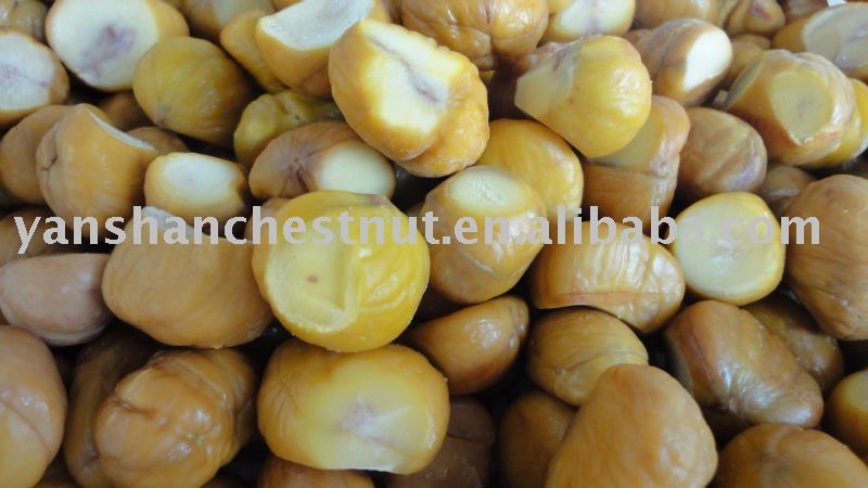 Organic frozen B-Grade chestnut(IQF)