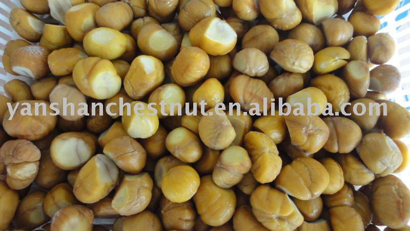 Organic frozen B-Grade chestnut kernel (IQF)