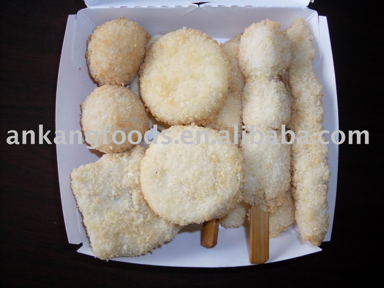 frozen crumbed seafoods basket