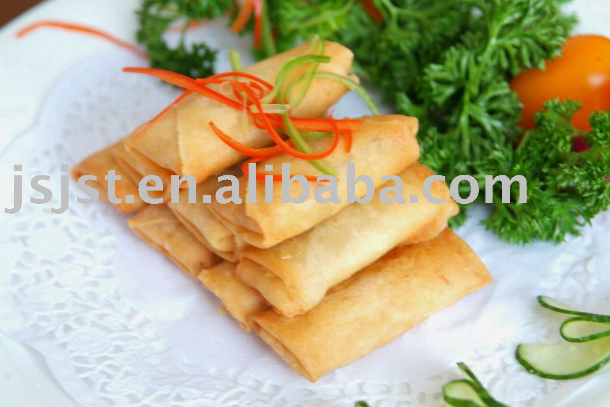 Crayfish/crawfish spring roll