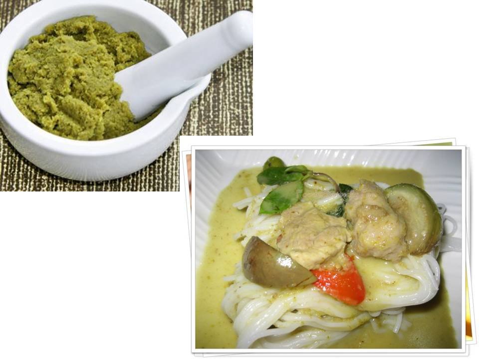 Green curry paste