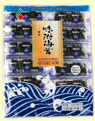 Chinese crispy seasoned roasted seaweed
