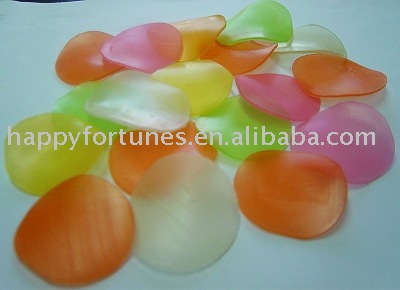 Colored prawn crackers