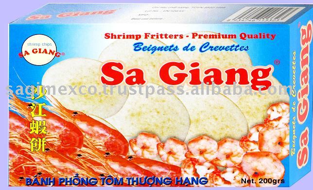 Uncooked prawn crackers premium quality (25% shrimp)