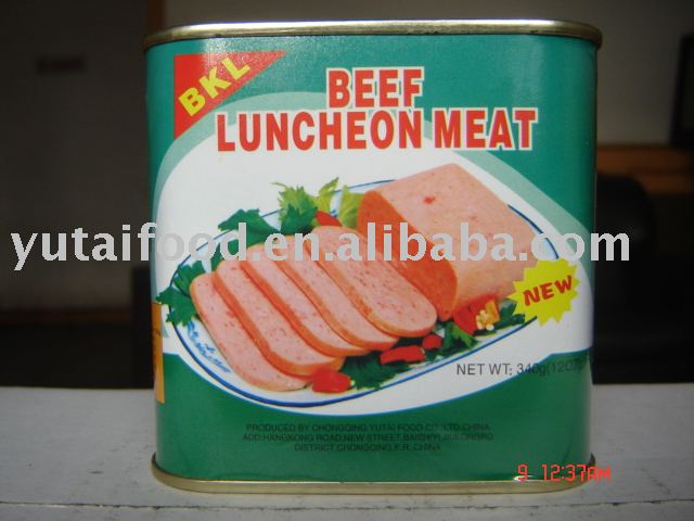 Beef luncheon Meat / Canned Food