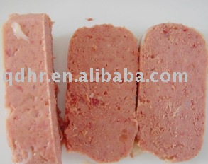 Canned beef luncheon