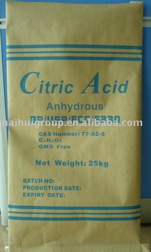 citric acid monohydrate bp98/bp93