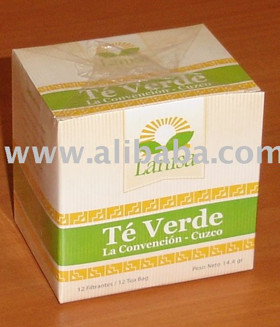 Peruvian Green Tea in Filters