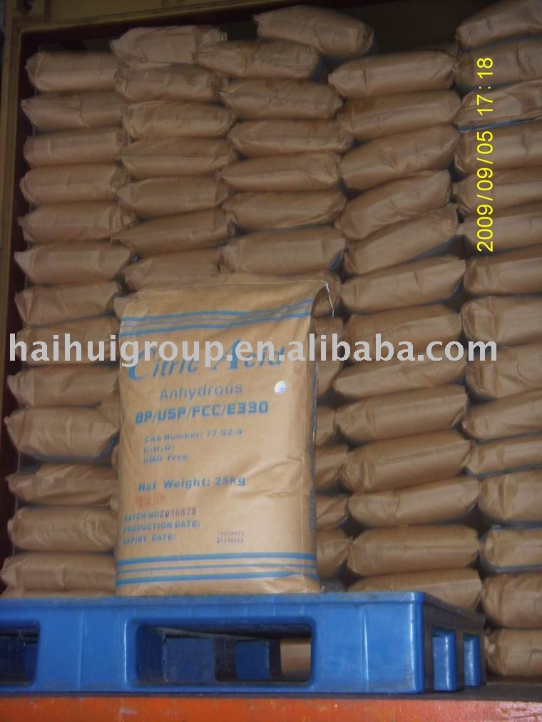 citric acid anhydrous bp93