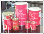 CANNED tomato paste