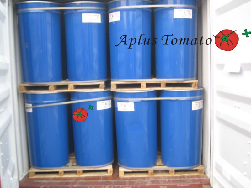 tomato paste drum packing, 220 Iron Drum, 245KGS, bulk drum