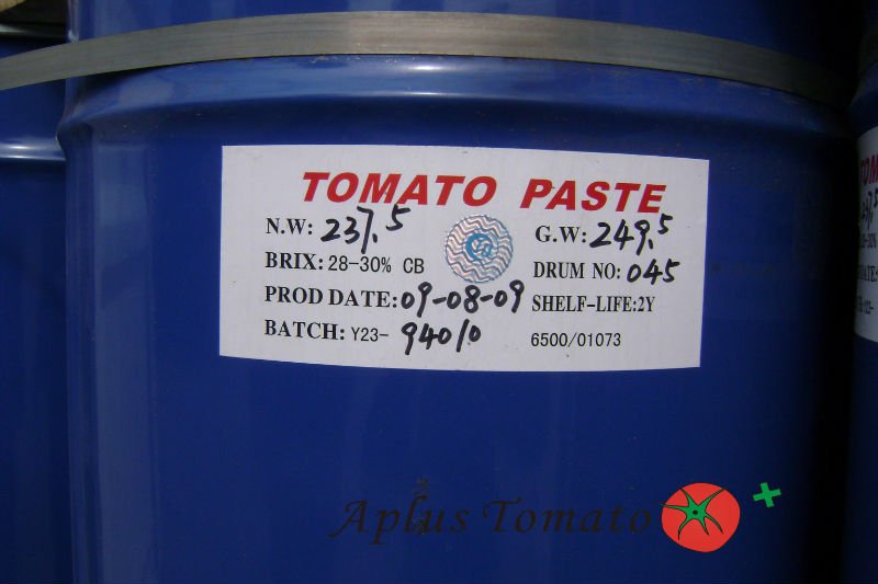 tomato puree in drum, 245KGS tomato paste in drum, 2010 new crop