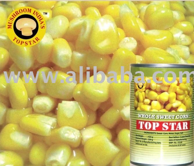 TOP STAR WHOLE SWEET CORN