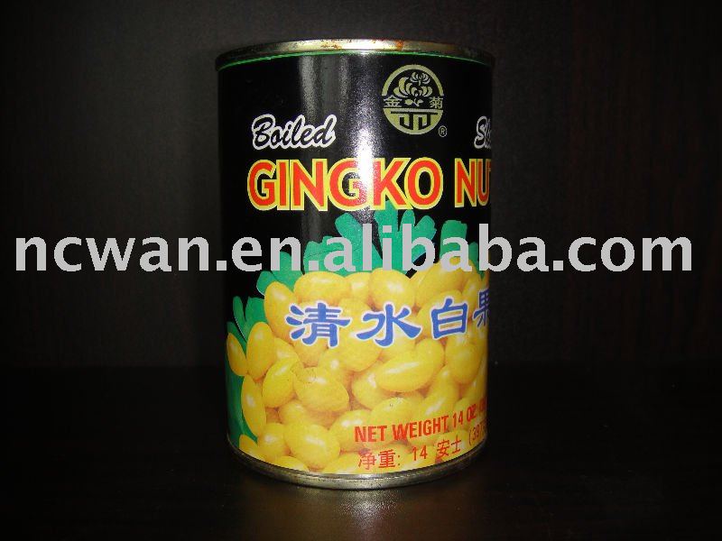 Canned Boiled Ginkgo Nut, 397g, canned food