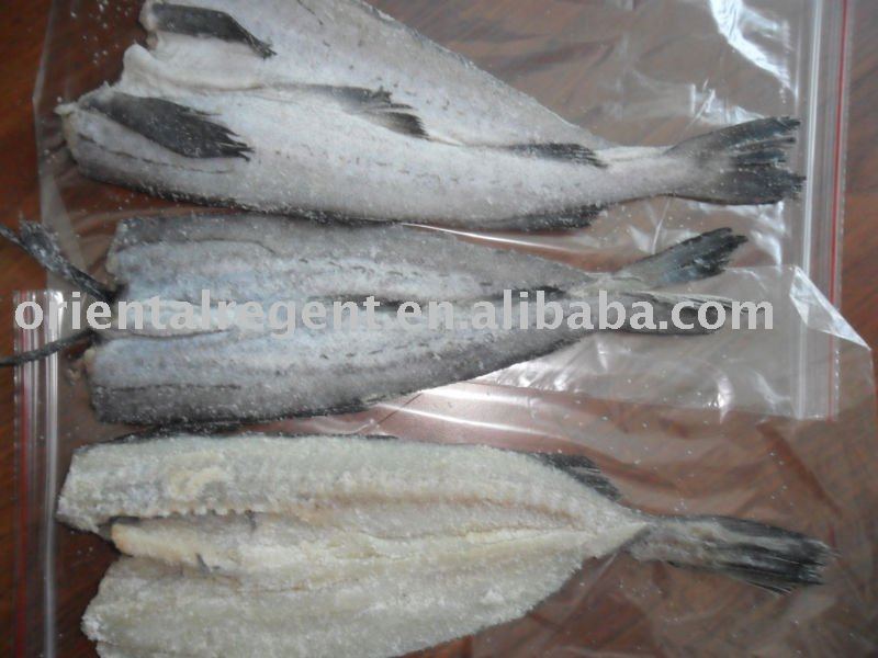 Dry salted pollock butterly