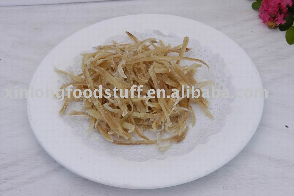 dried bluewhiting slice skin off