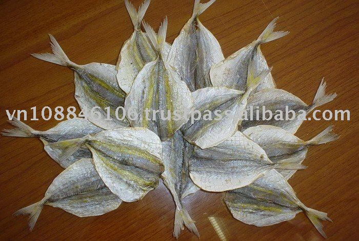 DRIED YELLOW STRIPE TREVALLY - SHIMA AJI ( Selaroides leptolepsis )