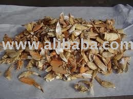 Dried crab shells