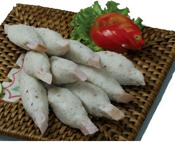 Basa grilled chopped fish with taro
