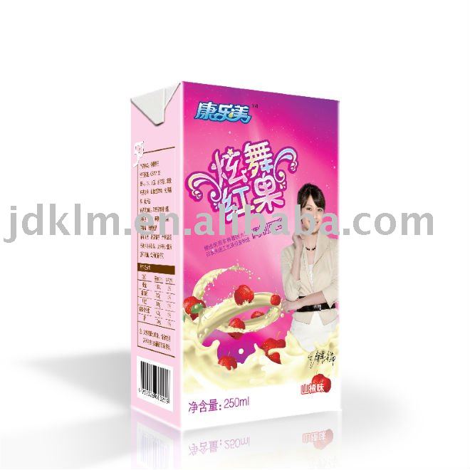 Shinning haw apple soymilk