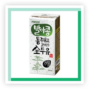 whole soy milk:   Sprout ed  soybean s - Sesame