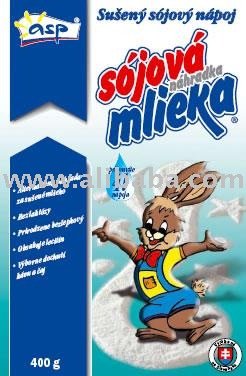 Instant soy milk drink