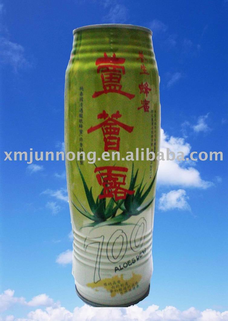 beverage for aloe with honey juice