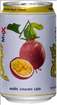 PUSH MAX PASSION FRUIT DRINK CAN 330ML
