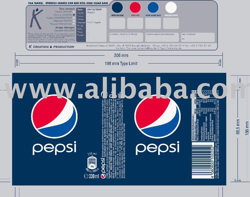  Pepsi   Products  330 ml